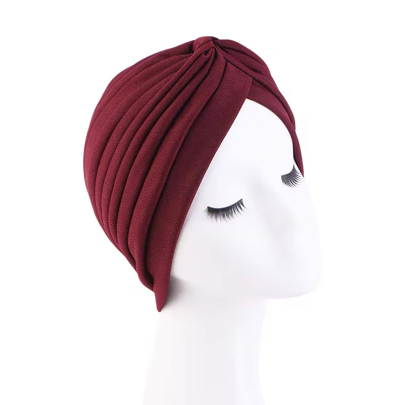 Pleated Twist Turban